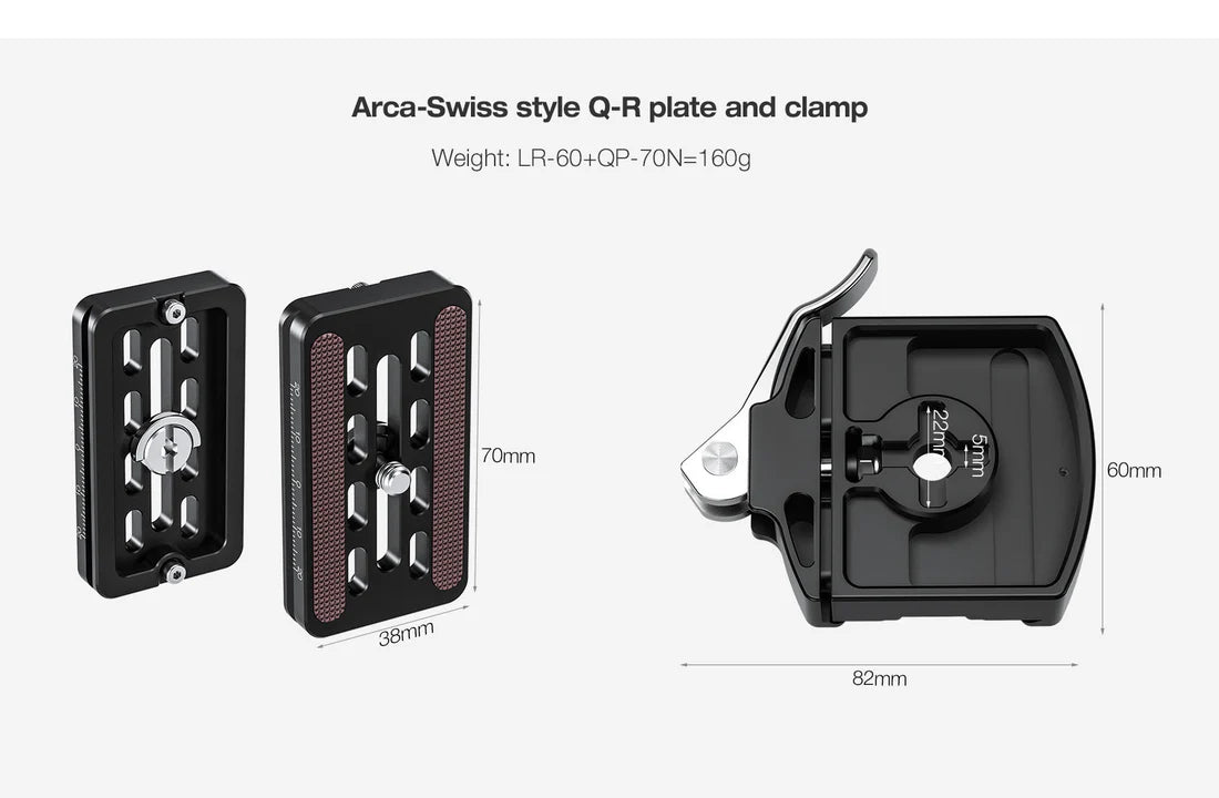 Leofoto LR-60 Lever Quick Release Clamp