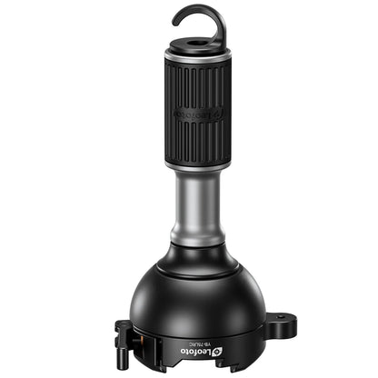 Leofoto YB-75LRC Leveling Head with Large Handle for 75mm Bowl | Arca + Picatinny Hybrid Lever-Release Clamp