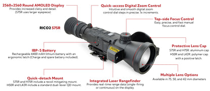 NOCPIX RICO2 S75R Thermal Weapon Sight 1280x1024 75mm